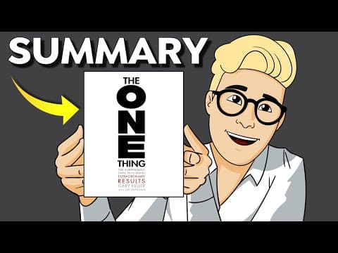 The ONE Thing animated — Clarity in 5 minutes