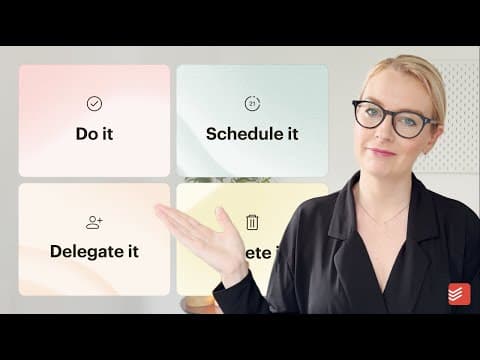 The Eisenhower Matrix — Urgent vs. important